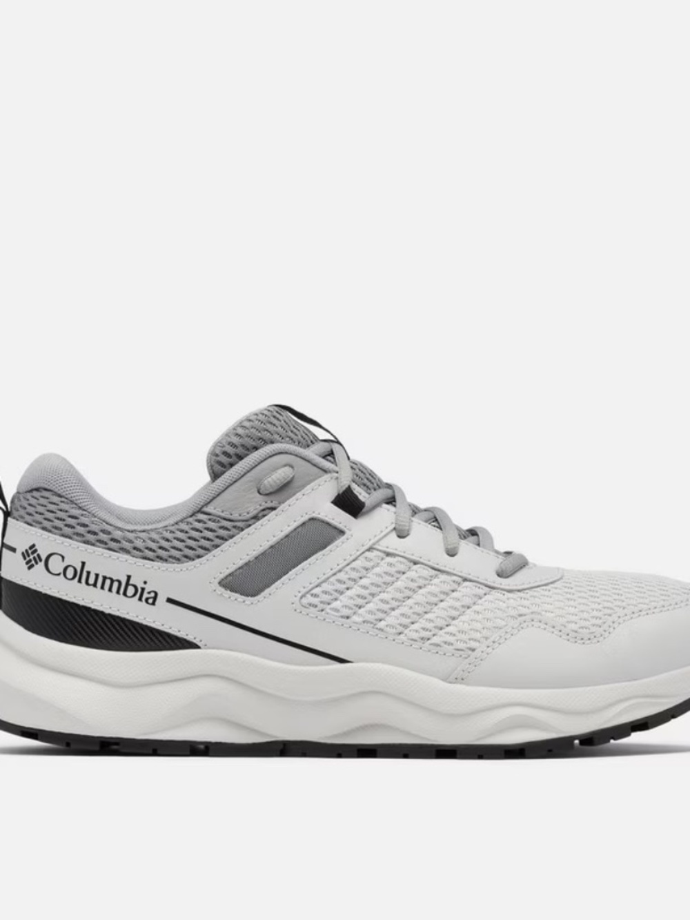 Columbia Men’s Plateau Hiking Shoes Size 10.5 White Grey